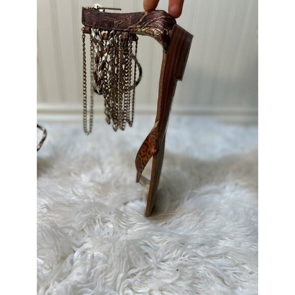 𝅺BAKERS JACKIE Sz 6.5 M Strappy Stiletto Gladiator  Sandals - Picture 9 of 11